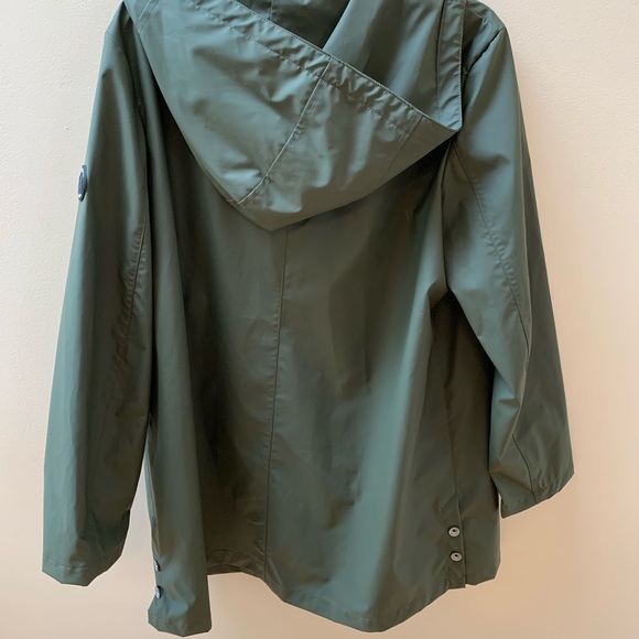 Hunter Green Raincoat by Nautica - Picture 5 of 8